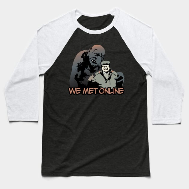 Colin and the Troll Baseball T-Shirt by DesignCat